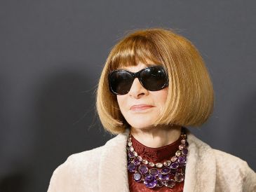 La editora británica Anna Wintour, es la encargada de organizar el evento, desde 1995. AFP