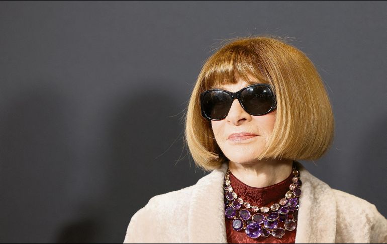 La editora británica Anna Wintour, es la encargada de organizar el evento, desde 1995. AFP