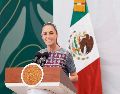 Claudia Sheinbaum, reafirmó la defensa de la soberanía nacional durante un acto en Palenque. EFE