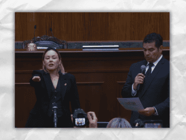Yeraldine Bonilla Valverde llega como gobernadora interina tras la licencia temporal de Rubén Rocha Moya. ESPECIAL / H. CONGRESO DEL ESTADO DE SINALOA