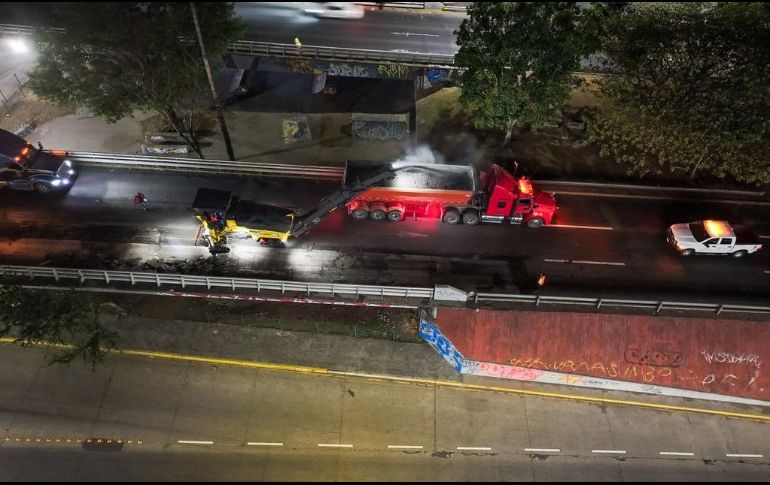 La dependencia trabaja en coordinación con la Policía Vial para garantizar el respeto a los cierres parciales y la adecuada canalización del tránsito hacia carriles laterales. CORTESÍA