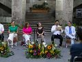La ceremonia se llevó a cabo este sábado 2 de mayo en el Patio de la Presidencia Municipal. CORTESÍA.
