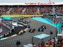 Al tratarse de una fecha con carrera sprint, los pilotos tuvieron mayores oportunidades para sumar puntos que de costumbre. AFP/ A. VINCENT.