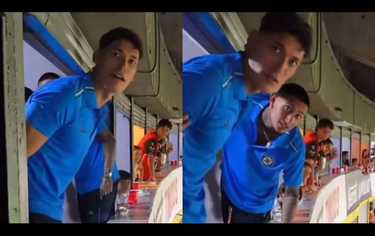 El incidente ocurrió en las gradas del inmueble, donde el zaguero celeste, quien no fue convocado para el encuentro, presenció el partido desde un palco acompañado por Emmanuel Ochoa, tercer portero del equipo. ESPECIAL