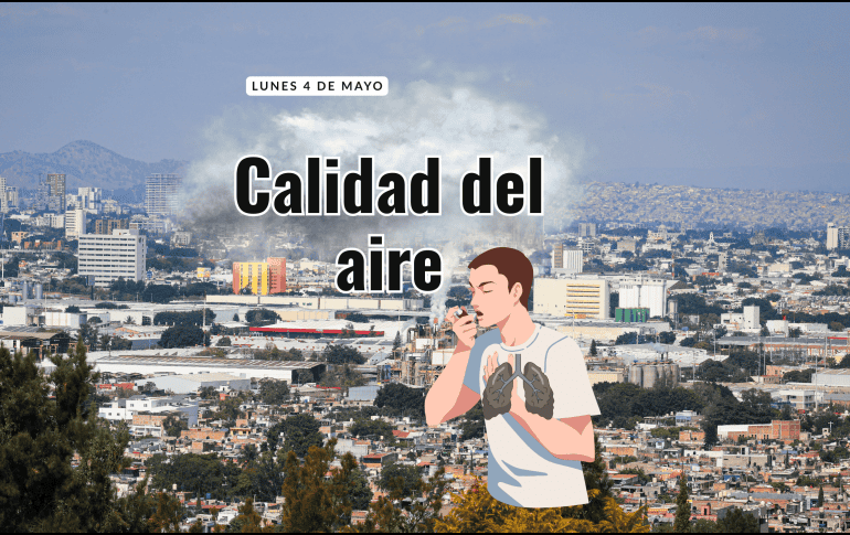 Este lunes 4 de mayo se registra buena calidad del aire en el Área Metropolitana de Guadalajara (AMG) en Santa Margarita con 26 puntos IMECA. EL INFORMADOR / ARCHIVO