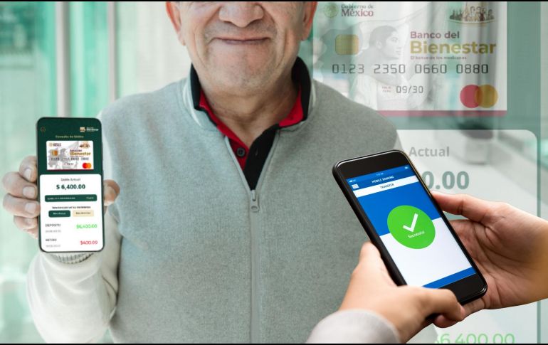 Muchos adultos mayores aún desconocen que su tarjeta del Banco del Bienestar está respaldada por la red financiera nacional y limitan su uso al retiro de efectivo. ESPECIAL, FACEBOOK / Banco del Bienestar y CANVA
