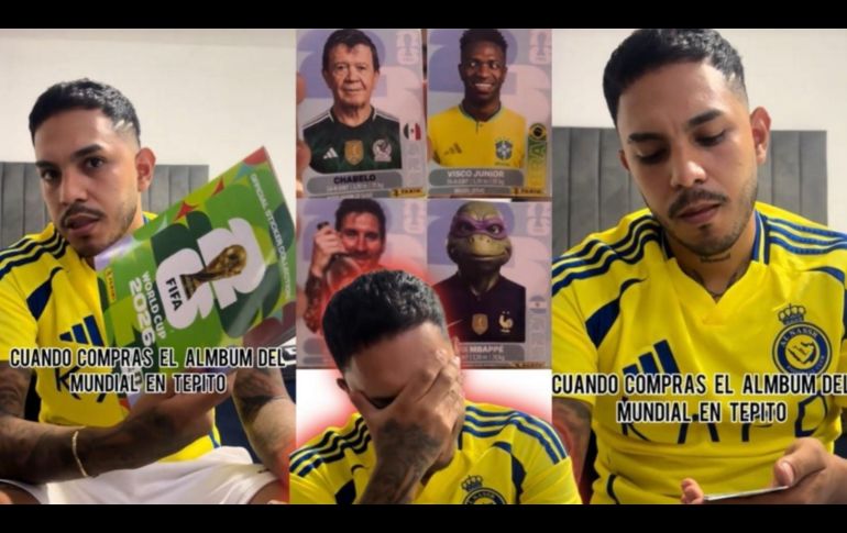 Aunque el álbum y las estampitas costaron súper baratos, la decepción fue mucho mayor que el ahorro. ESPECIAL/TIKTOK