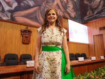 Karla Planter presentó su Primer Informe de Actividades al frente de la Rectoría General de la Universidad de Guadalajara. EL INFORMADOR / A. NAVARRO