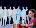 Previo a la realización de sus conciertos, la banda surcoreana BTS acudirá a la sede del Poder Ejecutivo Federal de México. EFE/Ocesa/ ESPECIAL/Gobierno de México
