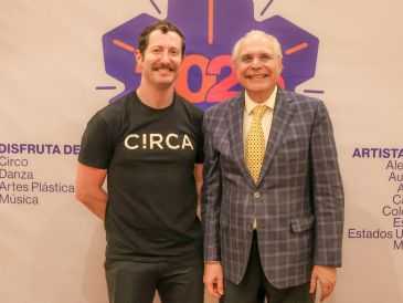 Durante una charla, se compartieron detalles de la producción que ha recorrido distintos escenarios internacionales y que ahora tendrá una de sus presentaciones más complejas técnicamente en Guadalajara. EL INFORMADOR/ A. NAVARRO.