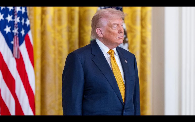 Donald Trump se colocó en terreno peligroso al hacer una imitación incómoda de Sheinbaum. EFE/S. Thew