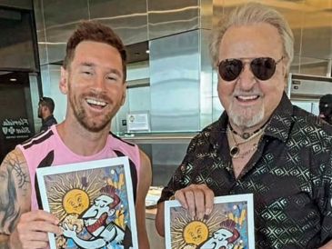 Carlos Villagrán "Quico" y Lionel Messi aparecieron sonrientes en las fotos y los videos publicados en redes. INSTAGRAM/carlos_kiko1