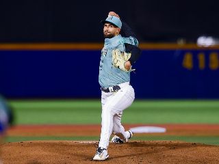 César Gómez, abridor de Jalisco, cargó con la derrota después de cinco entradas en las que permitió 3 carreras. CORTESÍA/Charros de Jalisco