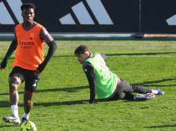 El último capítulo entre Valverde y Tchouaméni es uno más dentro de una temporada inestable del Real Madrid sobre el césped y en el vestuario. AFP / ARCHIVO