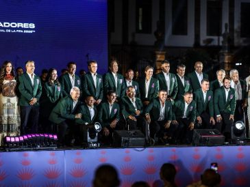 Zapopan celebró la Gala de Embajadores Mundialistas rumbo a la Copa del Mundo 2026 con homenajes, mensajes de unidad y reconocimiento al legado de Jorge Vergara. EL INFORMADOR/ A. NAVARRO.