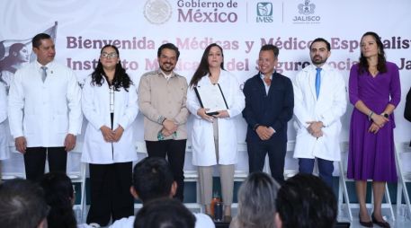 El gobernador Lemus Navarro enfatizó que el principal reto es llevar médicos especialistas a todas las regiones de Jalisco. X/zoerobledo