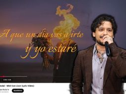 Esta es la nueva canción de Nodal rumbo al estreno de su próximo album. ESPECIAL / YouTube Christian Nodal / EL INFORMADOR / ARCHIVO