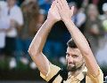 Novak Djokovic. En 19 participaciones que ha tenido el serbio en Italia, es la primera vez que pierde en la ronda inicial. AFP
