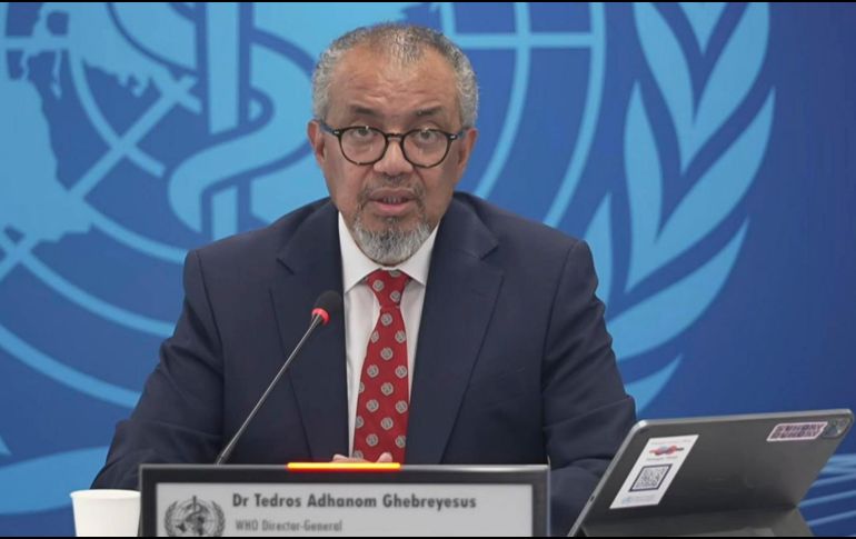 Tedros Adhanom Ghebreyesus aseguró que el brote de hantavirus detectado en un crucero con destino a Tenerife representa un riesgo bajo para la población. EFE / ESPECIAL, OMS