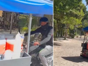 La actitud del argentino fue criticada por los internautas. ESPECIAL/CAPTURA DEL VIDEO
