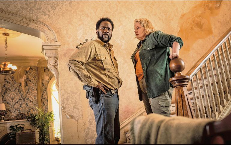 Esta imagen presenta a Harold Perrineau (como Boyd Stevens) y Elizabeth Saunders (como Donna) en una escena de “From”. CORTESÍA