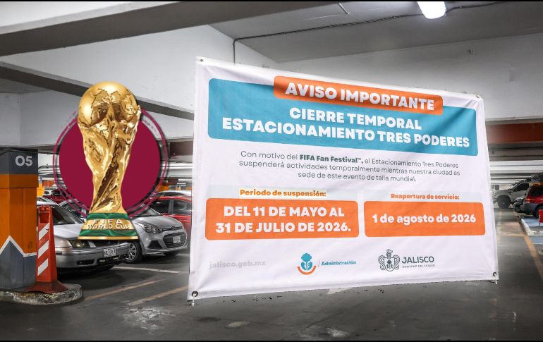 Estos estacionamientos tendrán cierres parciales a partir del día de hoy. EL INFORMADOR / ARCHIVO