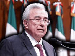 Estados Unidos acusó a diez funcionarios del estado, entre ellos el gobernador Rocha Moya, de colaborar con la facción de “Los Chapitos” del Cártel de Sinaloa. EFE/J. Carlos Cruz