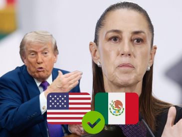 "Estamos haciendo muchísimo, muchísimo y él [Donald Trump] lo sabe, y lo saben las autoridades de Estados Unidos", aseveró Sheinbaum. EFE / S. Gutiérrez / A. Schwartz