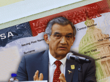 "Sí, sí tengo visa. He estado asistiendo a varios actos en Estados Unidos", respondió el gobernador de Tamaulipas a un cuestionamiento. SUN / ARCHIVO / ESPECIAL / CANVA