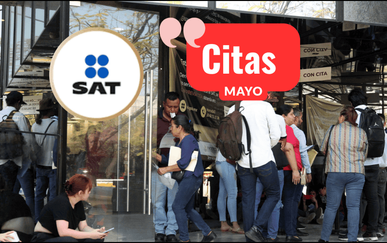 SAT confirma lista de disponibilidad de citas divididas en disponibilidad: alta, media y baja. EL INFORMADOR / ARCHIVO