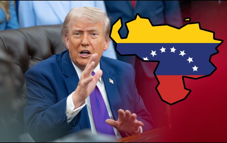 ¿Hay posibilidades de que Venezuela se convierta en el estado 51 de Estados Unidos? Esto dijo Trump. EFE / EPA / AARON SCHWARTZ / POOL