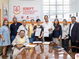 El IDEFT reiteró su intención de continuar generando alianzas estratégicas para acercar programas de capacitación y oportunidades de desarrollo a distintos sectores de la sociedad en Jalisco. CORTESÍA.