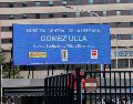 Acceso principal del Hospital Central de la Defensa Gómez Ulla, este miércoles. El paciente español que ha dado positivo provisional por hantavirus y que se encuentra ingresado en el Gómez Ulla presenta desde anoche febrícula y ligera desaturación. EFE/R. Jimenez