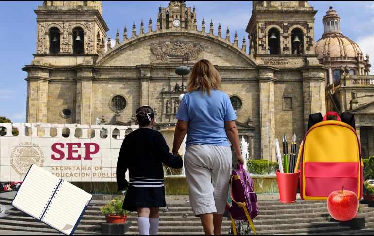 Aunque el calendario general no se recorta, sí habrá medidas especiales en Jalisco. ESPECIAL / EL INFORMADOR y CANVA