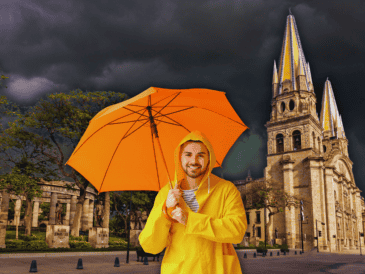 A pesar de las lluvias pronosticadas, el ambiente cálido no dará tregua a los ciudadanos tapatíos. ESPECIAL / CANVA