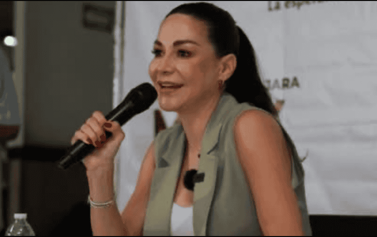 Respecto a la controversia por bardas con propaganda de Morena, Mery Pozos afirmó que las pintas relacionadas con su casa de enlace “no son ilegales ni inmorales”. CORTESÍA