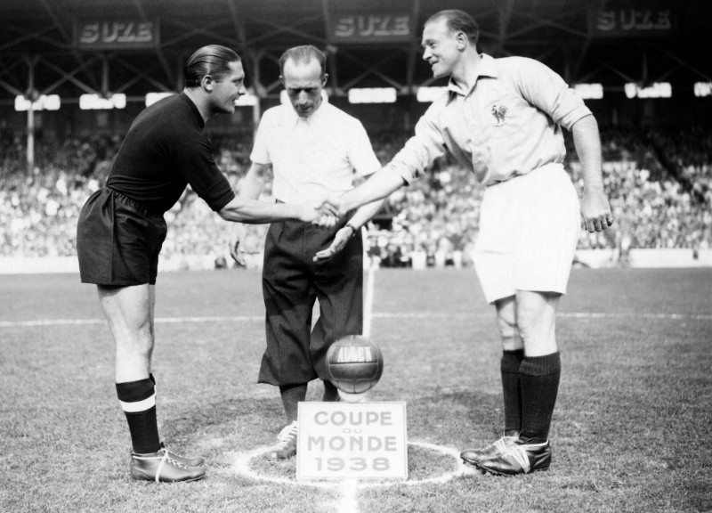 La Copa del Mundo de 1938 se llevó a cabo en el país del creador del torneo, Jules Rimet. AFP / ARCHIVO