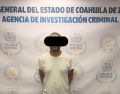 La detención fue realizada por los delitos de suministro de narcóticos y amenazas; él es originario de Monclova. ESPECIAL