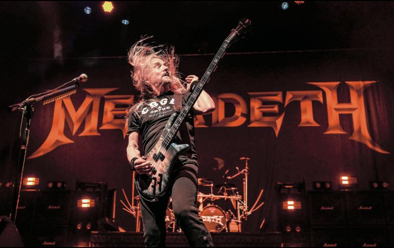 Megadeth convirtió la Arena Guadalajara en una ceremonia de potencia, caos y clásicos inolvidables. EL INFORMADOR/ A. Navarro
