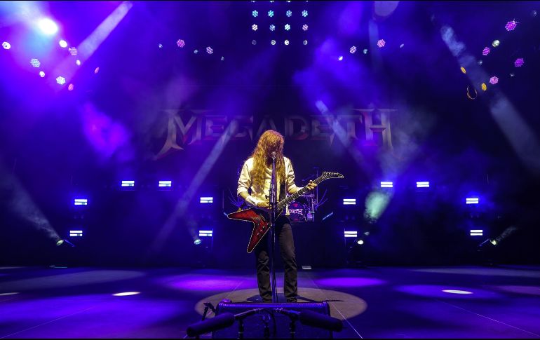 Megadeth convirtió la Arena Guadalajara en una ceremonia de potencia, caos y clásicos inolvidables. EL INFORMADOR/ A. Navarro