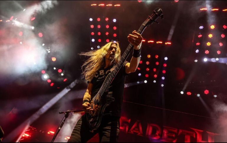 Megadeth convirtió la Arena Guadalajara en una ceremonia de potencia, caos y clásicos inolvidables. EL INFORMADOR/ A. Navarro