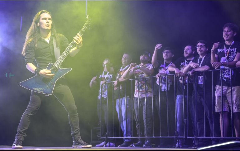 Megadeth convirtió la Arena Guadalajara en una ceremonia de potencia, caos y clásicos inolvidables. EL INFORMADOR/ A. Navarro