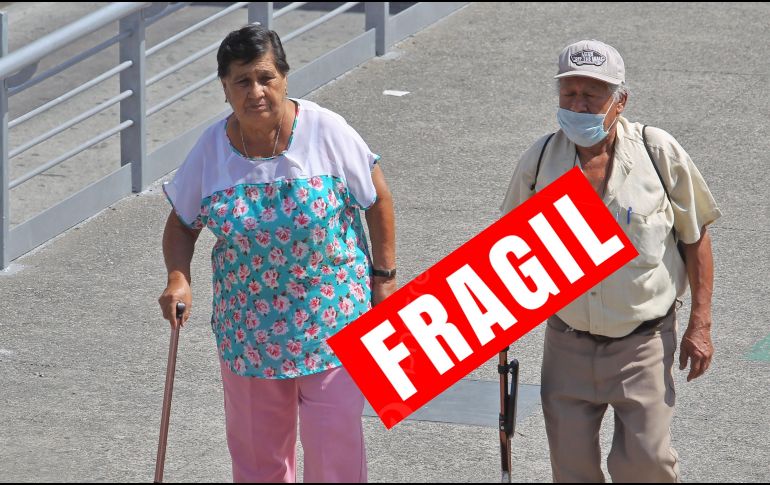 Estos son los signos que señalan un estado de fragilidad en adultos mayores. EL INFORMADOR / ARCHIVO