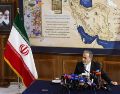 El ministro de Asuntos Exteriores de Irán, Abás Araqchí, durante una rueda de prensa. EFE/EPA/R. Gupta