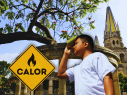 Quienes esperaban un respiro durante el sábado y el domingo tendrán que seguir lidiando con el intenso calor tapatío. ESPECIAL / CANVA