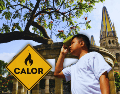 Quienes esperaban un respiro durante el sábado y el domingo tendrán que seguir lidiando con el intenso calor tapatío. ESPECIAL / CANVA