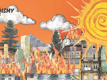 Hay zonas de la ciudad que concentran y retienen más temperatura que sus alrededores, producto de la acumulación de concreto, asfalto y vidrio, y de la escasez de vegetación. CORTESÍA/ISMY