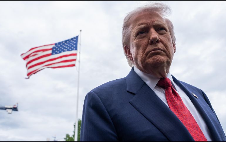 Los republicanos habían solicitado estos fondos para fines de seguridad, aludiendo al intento de asesinato contra Trump en la cena de corresponsales de la Casa Blanca. EFE/A. Schwartz