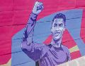 Este mural fue realizado por un colectivo tapatío y es el más grande que hay en Guadalajara, pues se intervinieron 10 mil 750 metros cuadrados. ESPECIAL