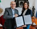 Tanto la Presidenta de Guadalajara como el Alcalde de San Luis Potosí, coincidieron en que este hermanamiento permitirá fortalecer el desarrollo de políticas públicas innovadoras. CORTESÍA